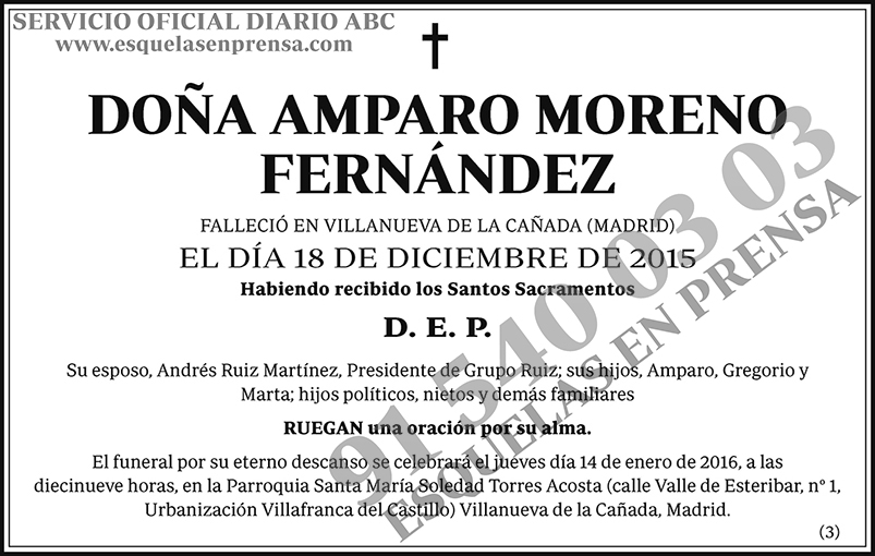 Amparo Moreno Fernández
